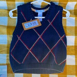JANIE & JACK Sweater Vest, 12-18 Months!